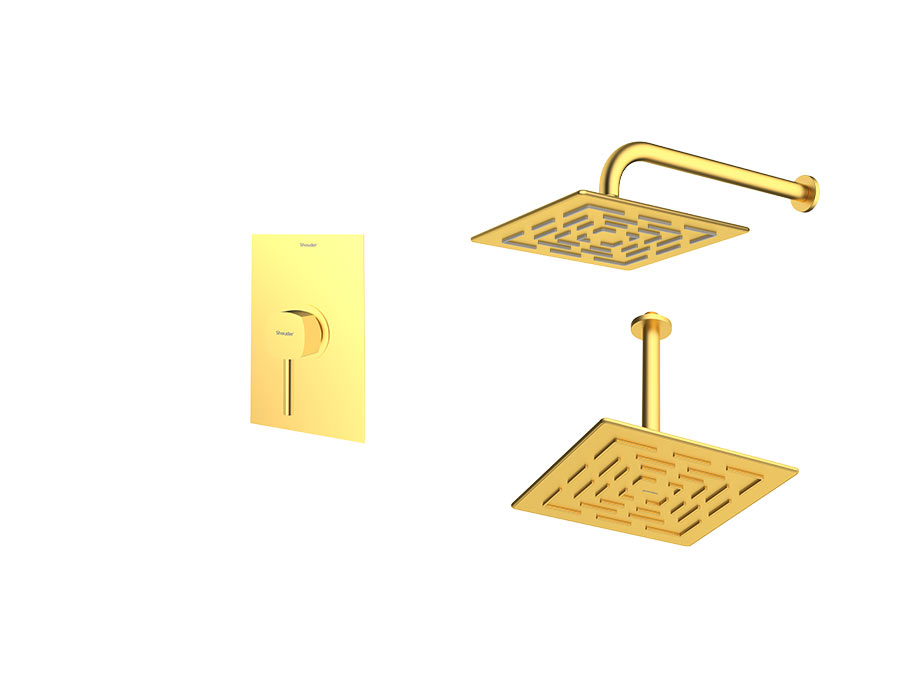 Romer Bathroom Concealed Matte gold Tip1
