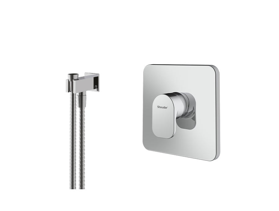 Tine Toilet Concealed Chrome 