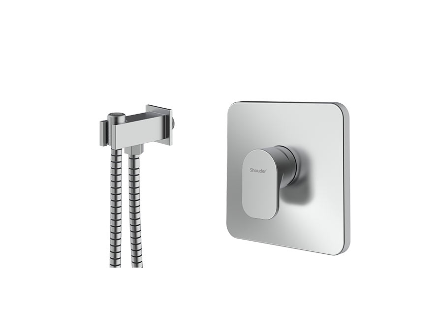 Tine Toilet Concealed Matte Chrome 