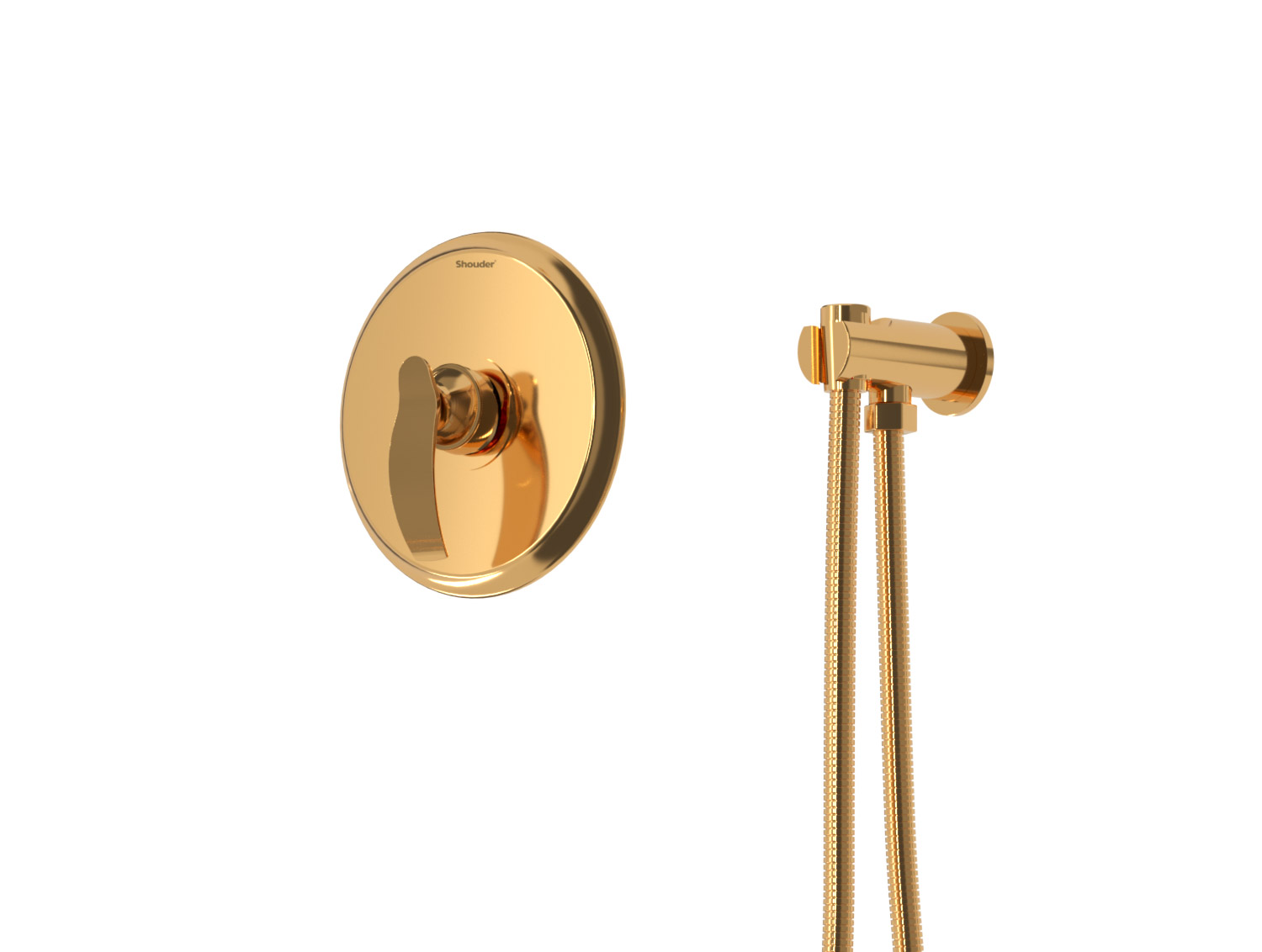 gloris concealed toilet gold