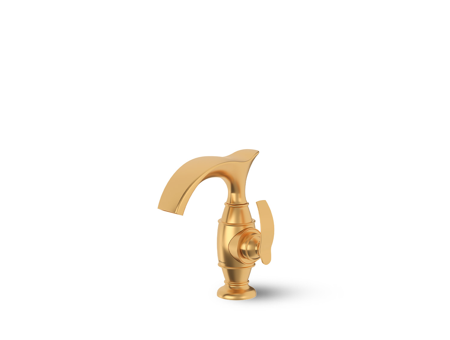 gloris Fixed Basin Matte gold