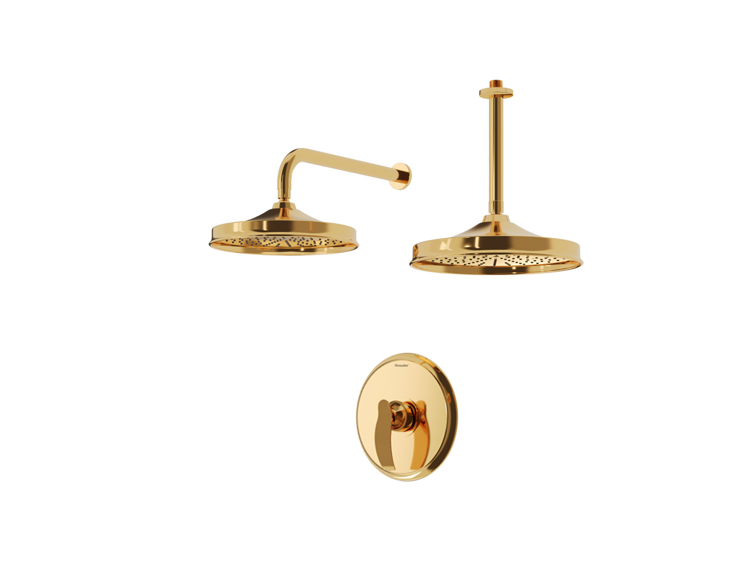 gloris shower concealed gold tip 1