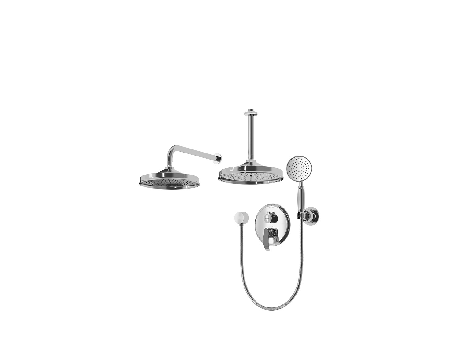 gloris shower concealed chrome tip 3