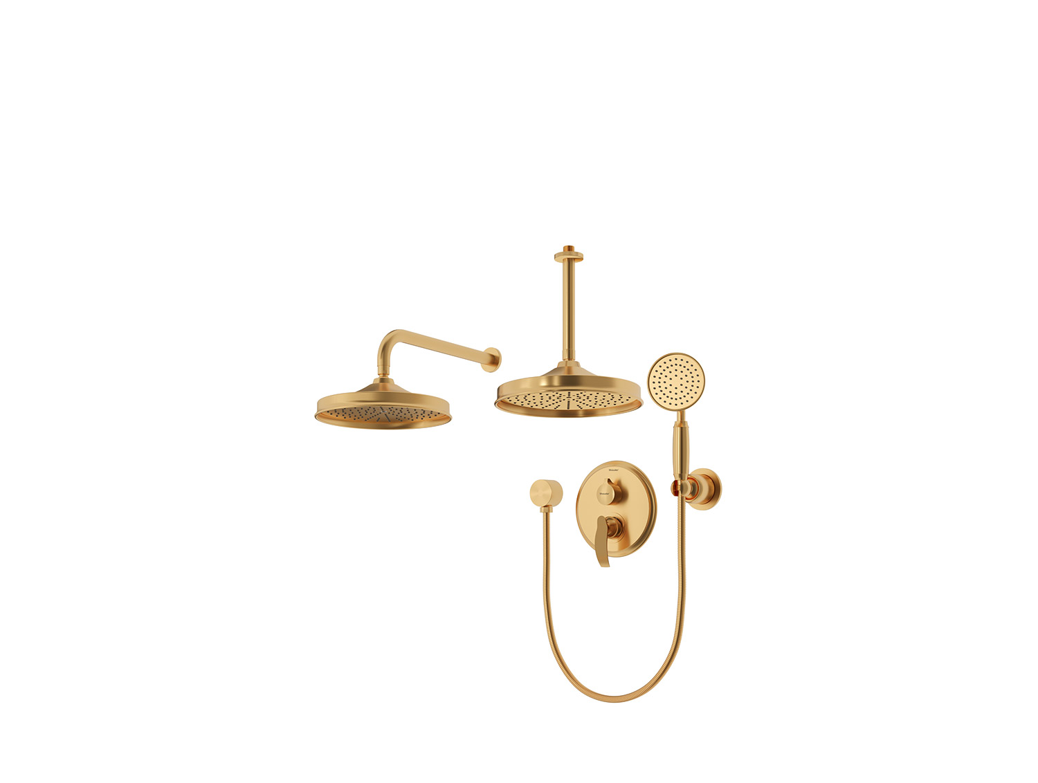 gloris shower concealed gold tip 3