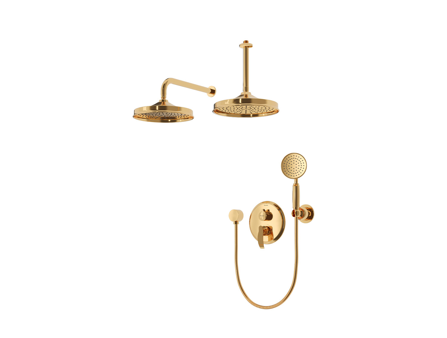 gloris shower concealed gold tip 4