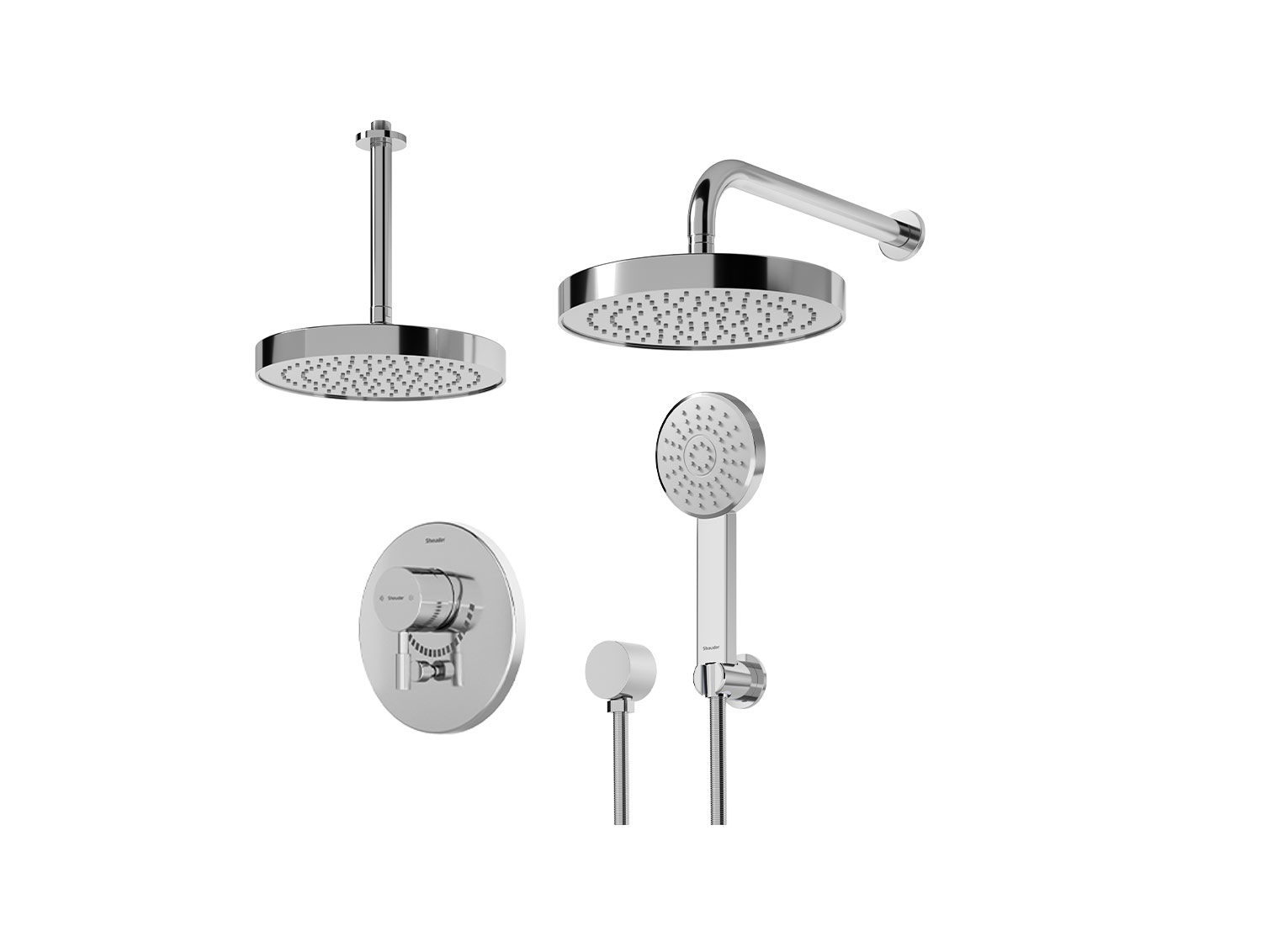 Marino shower  Concealed Chrome  Tip3