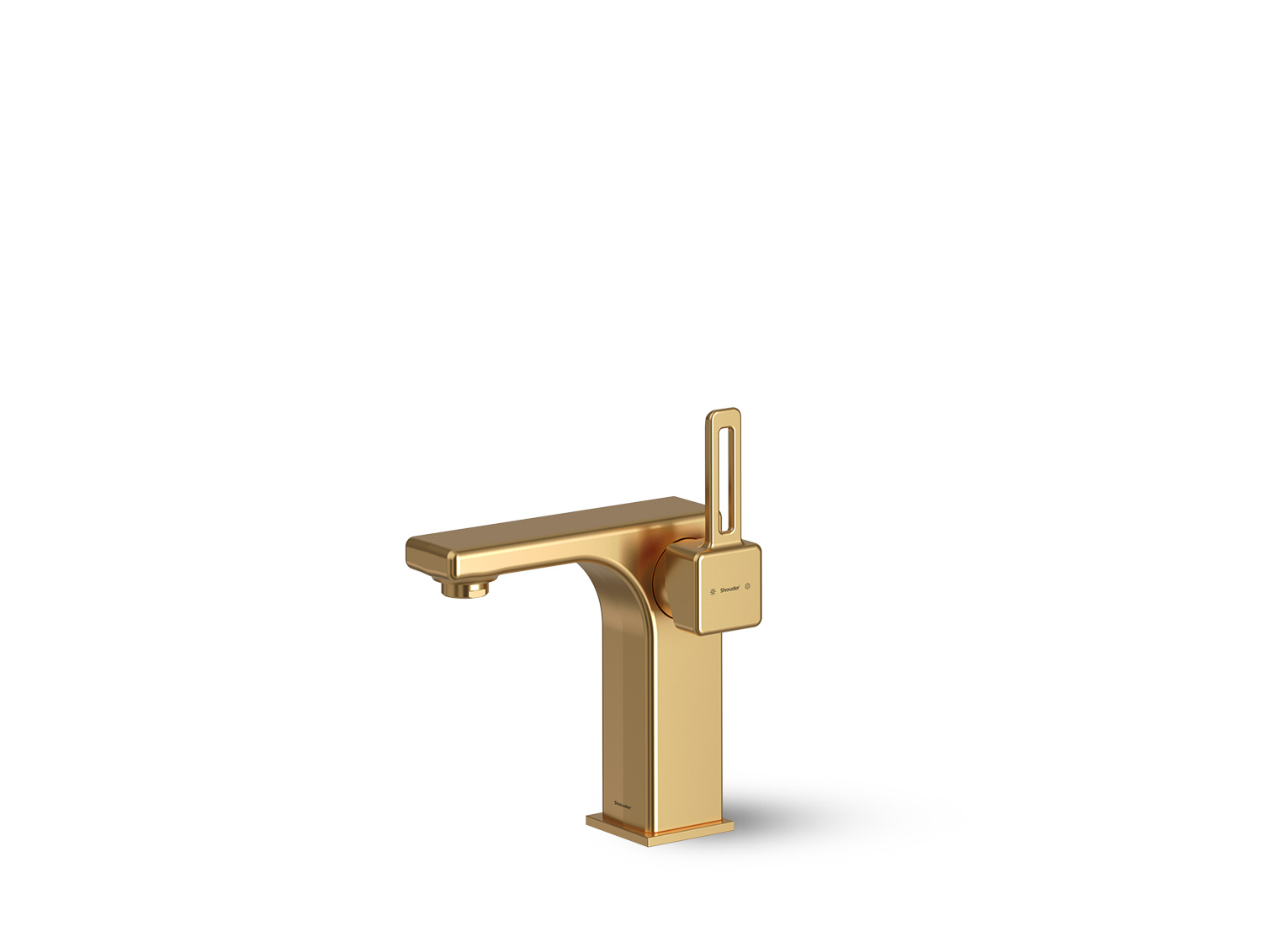 Michel Fixed Basin Matte gold