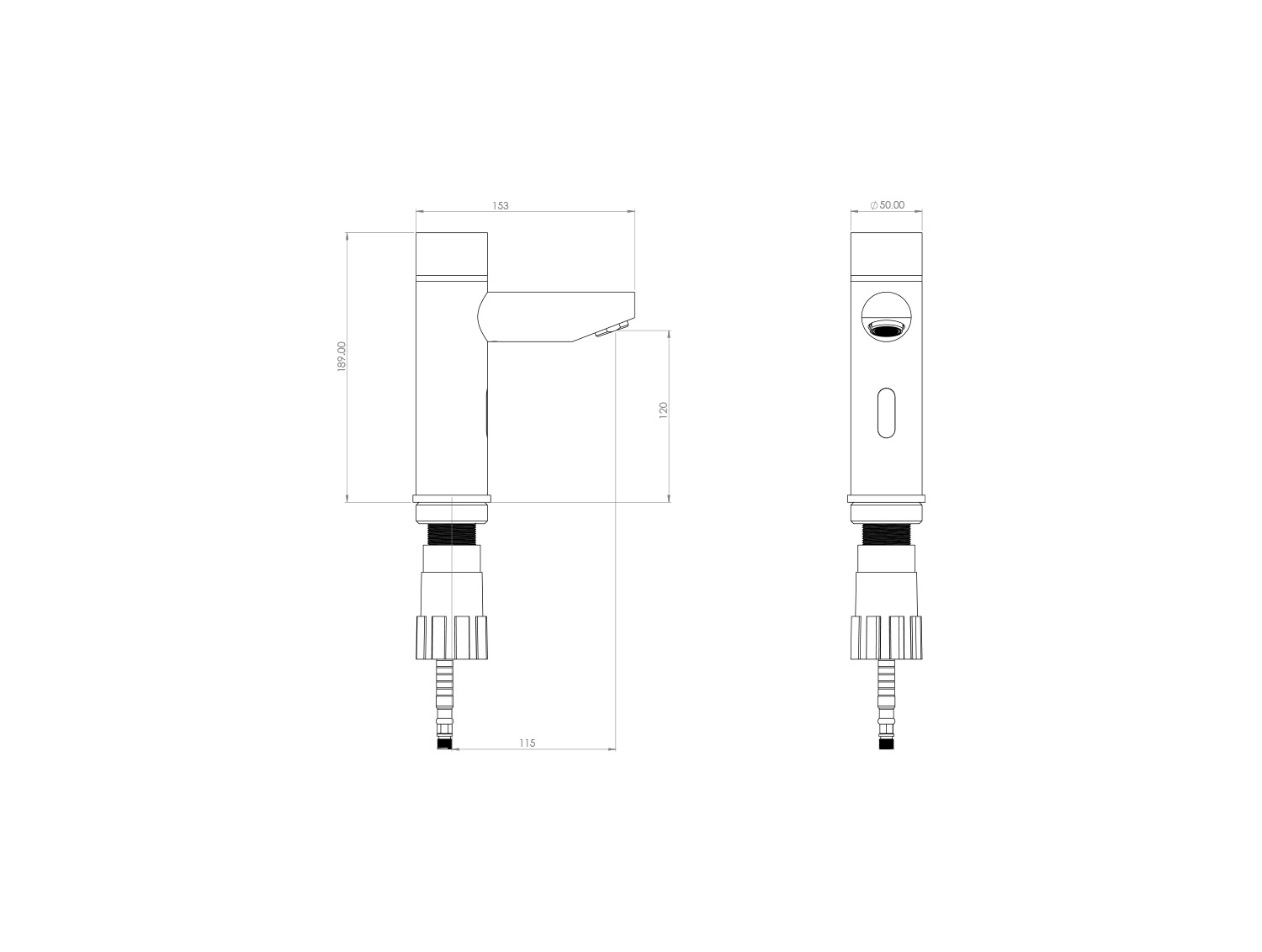 MonacoPlus Electronic   Fixed Basin Chrome Matte-2