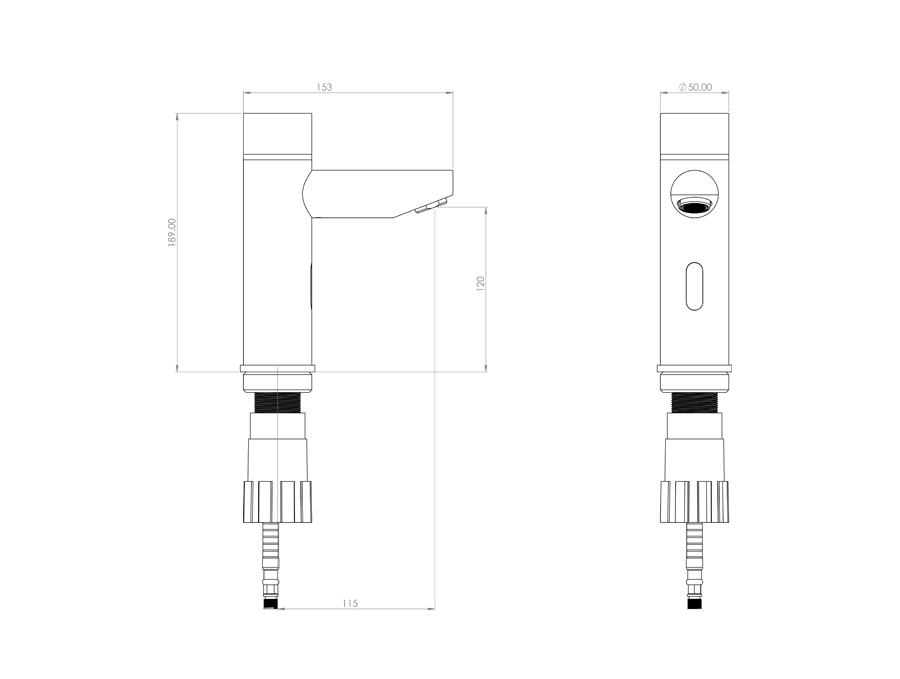 MonakoPlus Electronic Fixed Basin Chrome-2