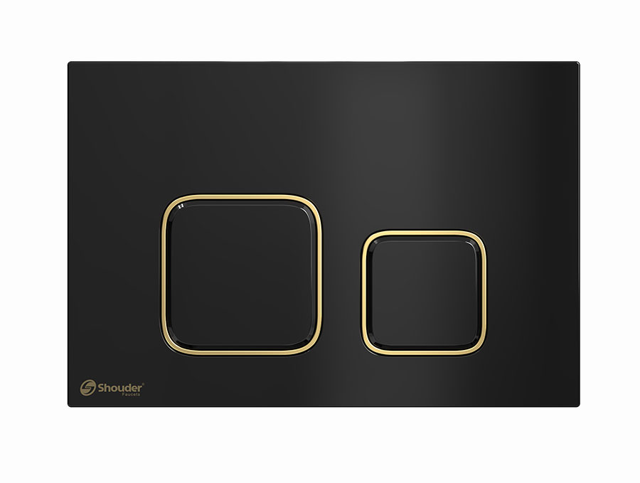 صفحه کلید فلاشتانک مربعی رن مشکی طلا-1