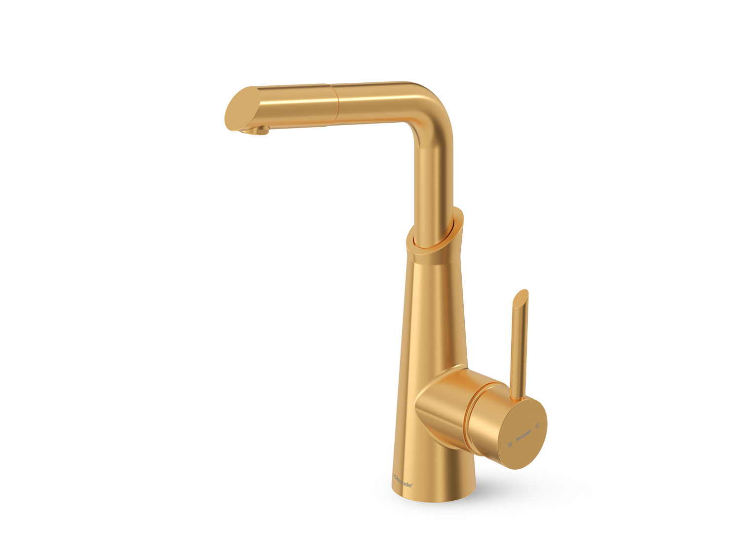 Aksel  Pull Out Matte gold-1