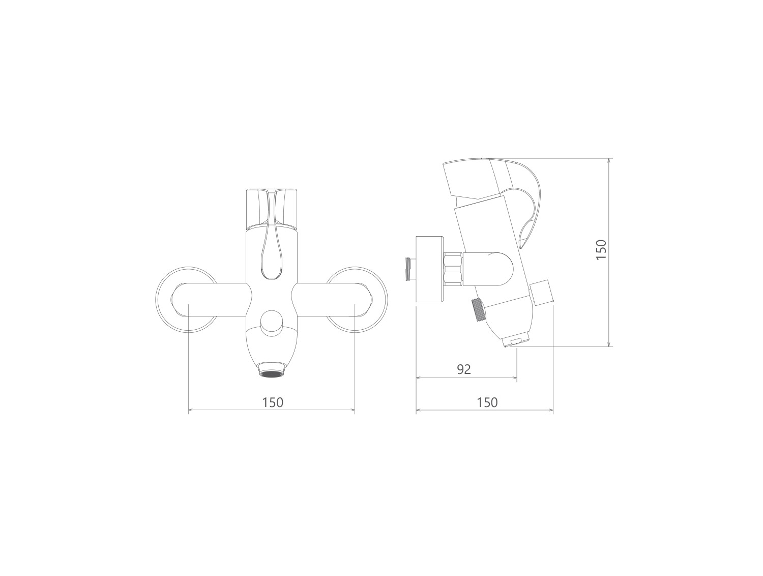 دانته شیرحمام کروم-2