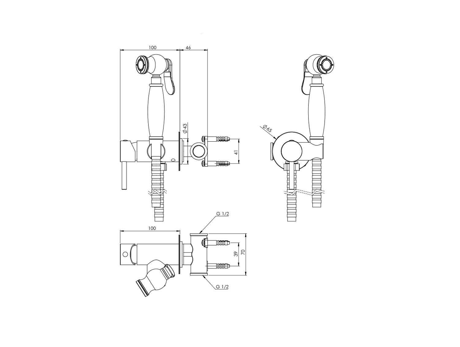Marino Bidet chrome-2