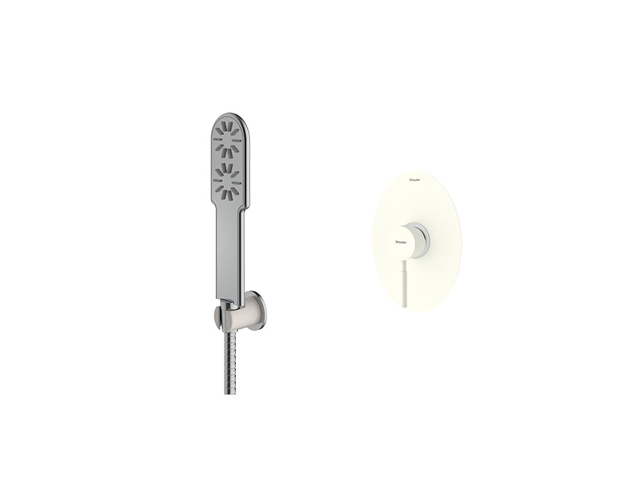 Rogen shower Concealed  Chrome Ivory Tip2-1
