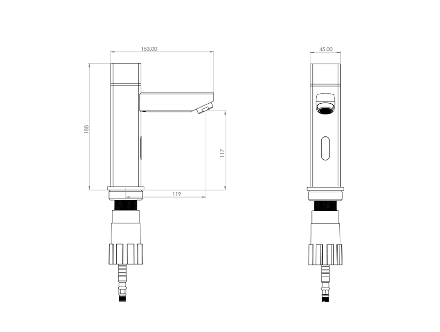 Unique Electric Fixed Basin Chrome-2